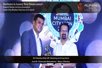Ruparel Realty awarded Radio City Mumbai City Icon 2018